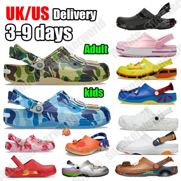 

Designer kids sandals slippers Men classic Black white orange purple grey blue yellow women men Slides slipper Sandal Shoes summer Bathroom Beach sandale size M4-J3, Chestnut high-heel