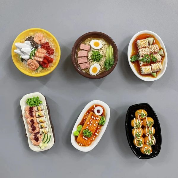 Refrigerator Magnets Kawaii Cartoon Food Fridge Magnets Cute Decorative Magnets Personalized Fridge Magnet Locker Cabinet 251225
