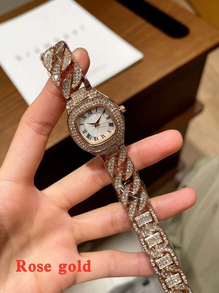 

Exquisite Wristwatches with Metal Straps: Luxury Women's Watches with Beautiful Appearance, Various Styles for Arbitrary Choice, waterproof watch, Champagne