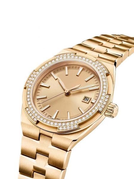 

Sunburst Satin Brushed Craftsmanship Ladies' Watches: A High-end, Luxury, Exquisite and Fashionable Choice, Japanese Quartz Movement with Simple Three Hands, Nude