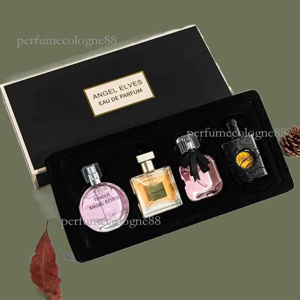 

perfume cologne parfum perfumes High Quality Women 120ml Perfumes Feminino Gift Box 4Pcs Set Perfume Femme Lasting Fragrance Floral Fruity Scent Spray W250513
