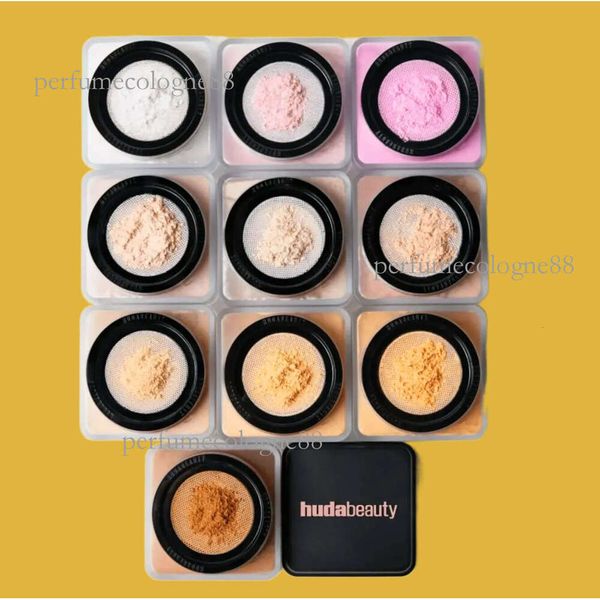 

Huda Beauty Easy Bake Loose Baking Setting Powder Contour Concealer Foundation Brighten Luminous Cherry Blossom Peach Pie Pound Cake Sugar cookie Banana Bread, Pink