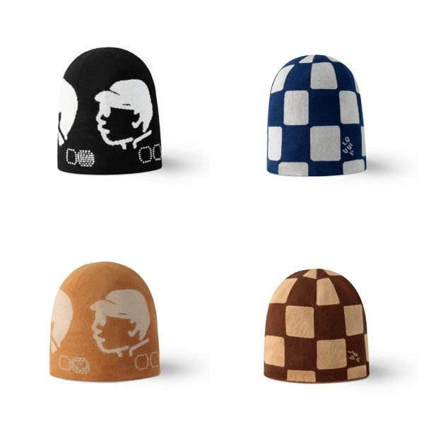 

Reversible Knitted Beanie Designer New Beanie Hat Skull Cap for Men and Women Fashionable Bonnet Outdoor Hat Travel Skiing Knitted Hat High Quality, Dark grey