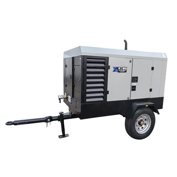 

Hot-Dog & Wheelbarrow Air Compressor | Easy Mobility on Job Sites