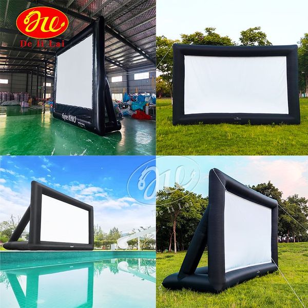 6.41x5.08m Outdoor and indoor activities - inflatable movie screen projection screen wholesale and customization