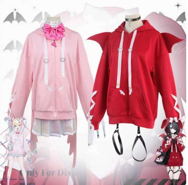 2025 NEEDY GIRL Overdolls KAngel Cosplay Costume Lolita Girl Beautiful Laser JK Sailor Suit School Uniform Comic Con Hooded Coat