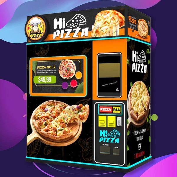 

Touch Screen Street Vending Pizza Machine | Self-Service Fast Food Automation