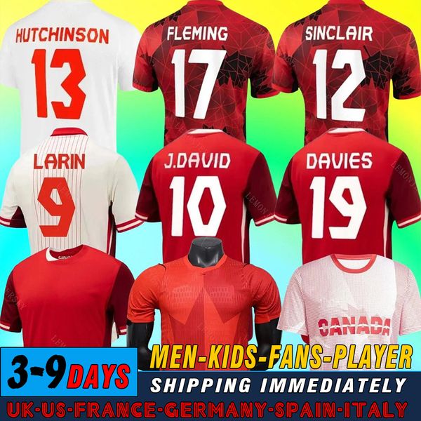 

2026 World Cup Canada soccer jersey DAVIES MILLAR J.DAVID KONE EUSTAQUIO BUCHANAN P.DAVID OLUWASEYI SIGUR CORNELIUS 4XL special home fans player adult football shirt, Green