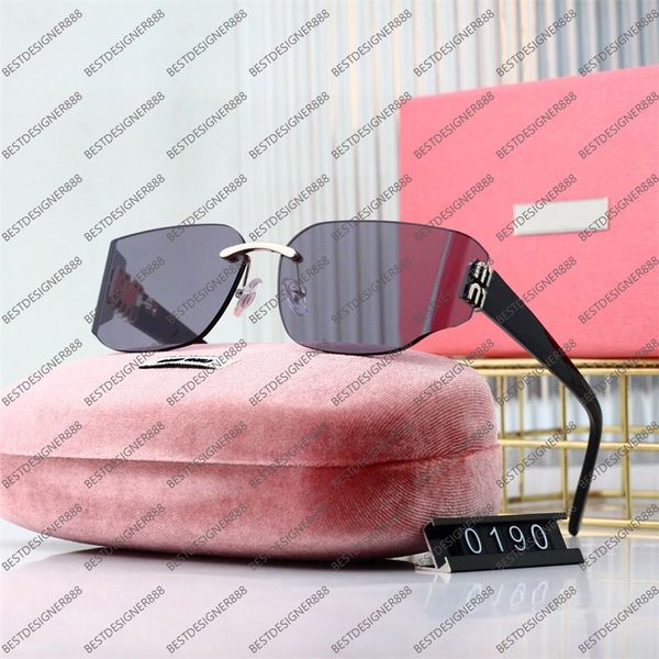 

Sunglasses For Women Designer Luxury Glasses Fashion Outdoor Style Miuusmius Rectangle Glasses Womens UV400 Eyewear Femmes Lunette De Soleil High Quality With Box