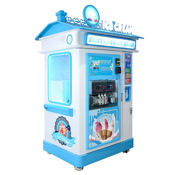 

Factory Supply Self Service Vending Machine Coin Operated Outdoor Ice Vending Machine