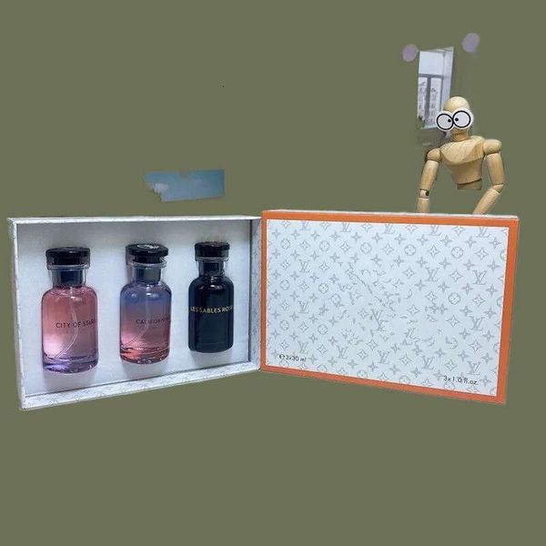 

Floral Fragrances Women Perfume Set city of star California dream LES SABLES ROSES 30ML 3pcs Long Lasting Fragrance Gift set