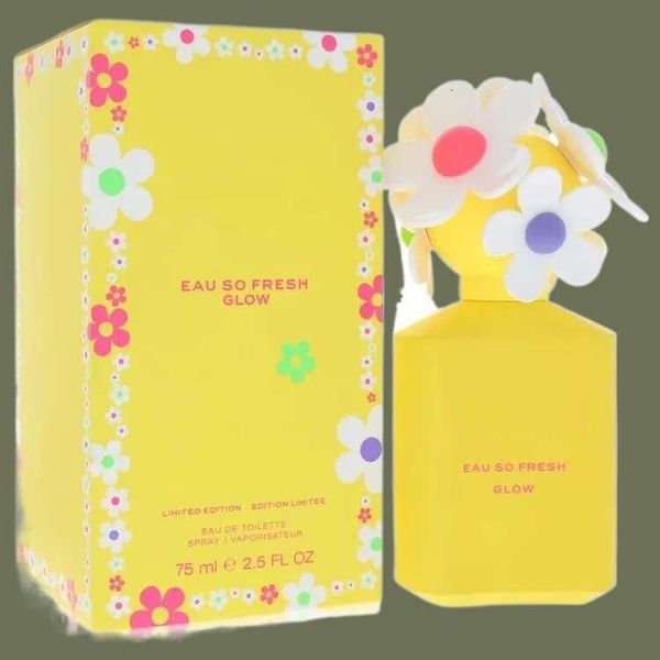 

Daisy EAU SO FRESH GLOW 75ml Women Perfume Long Lasting Good Smell EDT EDP Lady Girl Sweet Fresh Intense Body Cologne Deodorant High Quality