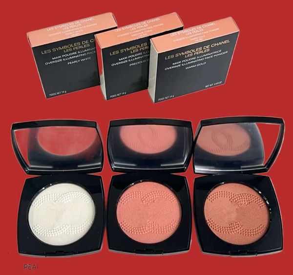 

Makeup Highlighter OVERSIZE ILLUMINATING FACE Powder Highlighters pearl white warm gold PRECIOUS CORAL Silky Touch Glow Highlightering Face Cheek Cosmetics, Transparent