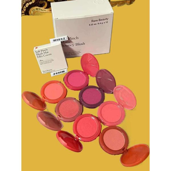 

Rare 7 colors Selena Soft Pinch Blush 6.4g Mat Matte Bouncy Blusher Face Cheek Makeup Long Lasting Beauty Blushes Pressed Powder HOPE HAPPY WORTH Truth, Red