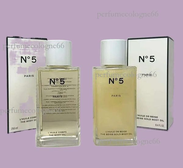 

2025 Christmas Autumn/Winter Care N5 Body LHUILE OR THE BEIGE GOLD BODY OIL 250ML Esscence oil Essential Oil Serum