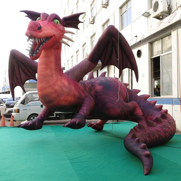 10m long (33ft) Inflatable Dragon Inflatables Balloon Dargon for Advertisement Decoration