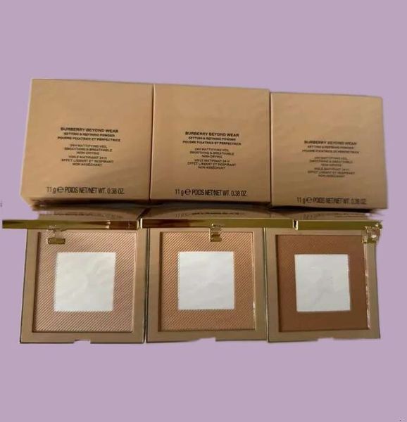 

BEYOND WEAR SETTING & REFINING POWDER Fair Medium Medium-deep 3 colors Face Setting 11g Natural Matte Pressed Finishing Powder, Mixed color