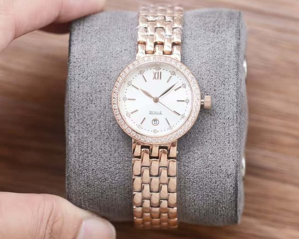 

Ladies' Quartz Women's Watch Cute Series: Dazzling Round Case, Loose Strap Can Be Used as Jewelry, Shining and Charming, Champagne