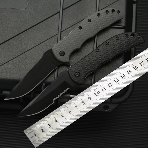KS 3650 Stainless Steel Anti-Slip Folding Knife with 8Cr13Mov Blade Nylon Fiber Handle Portable EDC Multi-functional Tool