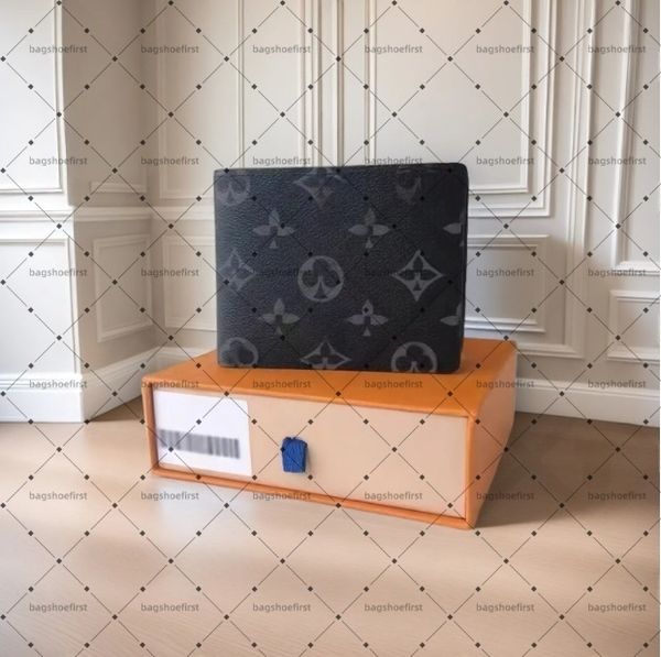 

Top quality Designers Luxury Genuine Leather Wallets cardholder France Paris plaid style luxurys mens wallet designers women wallet Purse Crossbody Bag 10A, 20-black flower 62650