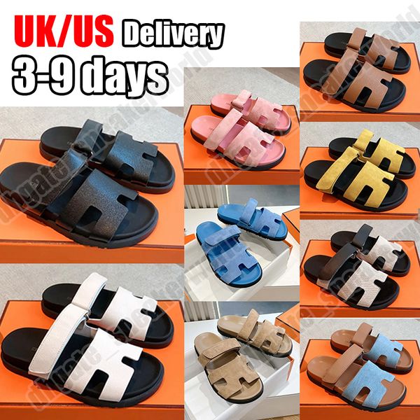 

Designer Sandals O 'Blue Slippers Men women Slippers Luxury Outdoor leisure Resort Beach flats Leather slippers spring summer Classic Sandals Sizes 35-44, #05