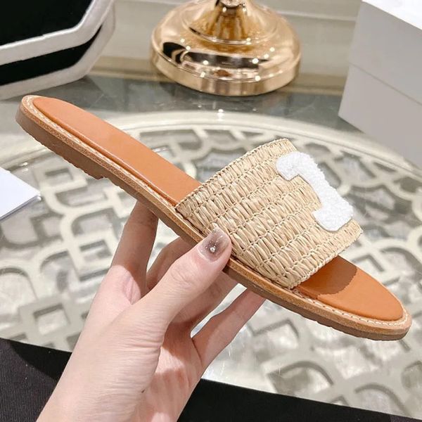 

Slippers Slide sandals luxury Casual shoes Designer Mens Sliders fashion outdoor Beach sandale Womens Shoe flat loafer Summer Mule 100a, &-3