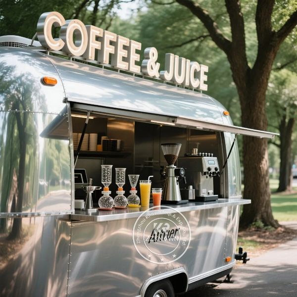 

Customized Stainless Steel Fast Food Truck Hot Dog Pizza Coffee Ice Cream Mobile Food Trailer for Sale