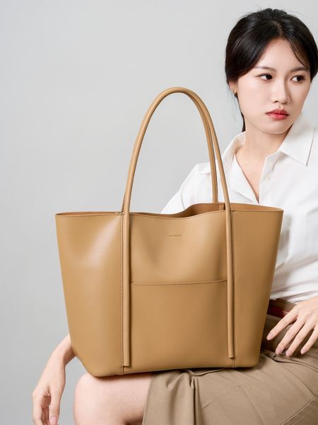 

Real leather women's bag cowhide new women's shoulder bag armpit large capacity commuting high-end tote bag for women, A5