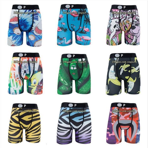 

Mens Boxer Swim Trunks Quick Dry Wholesale Swimwear Cartoon Printed Breathable Comfortable Stretchy Shorts Summer Underwear Style Factory Price, P30