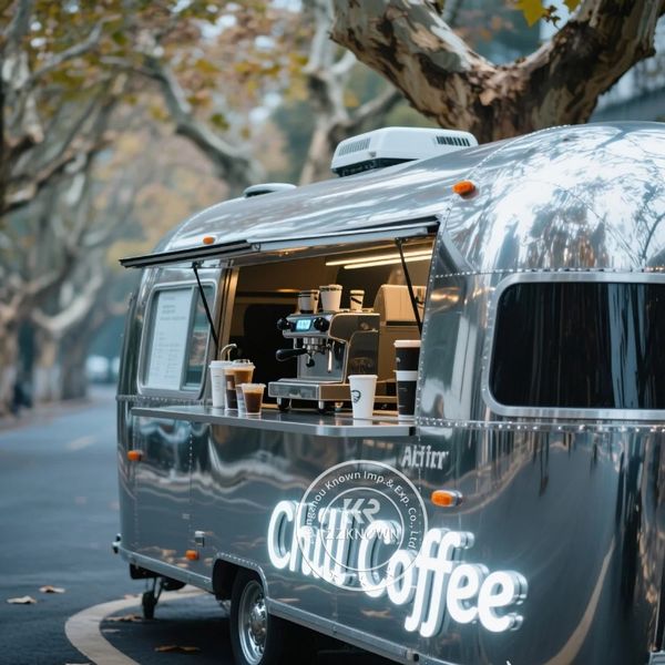 

Pizza Hot Dog Fast Food Cart Stainless Steel Coffee Ice Cream Vending Truck Restaurant Mobile Food Trailer