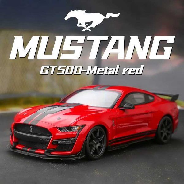 1 32 Ford Mustang Shelby GT500 Alloy Sports Car Model Diecast Toy Vehicles Metal Car Model Simulation Collection Kids Toy Gift W250702