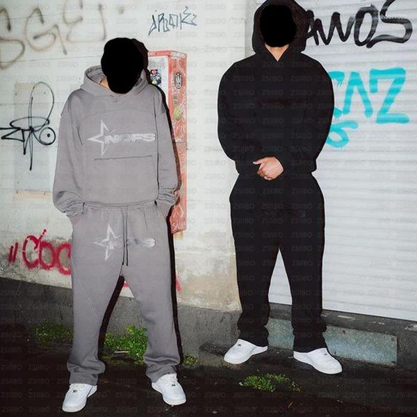 

Women's Hoodies Sportswear NOFS Letter Embroidery Fashion Brand Loose Oversized Hoodie Hip-Hop Streetwear Women Pullovers Casual Top, Champagne