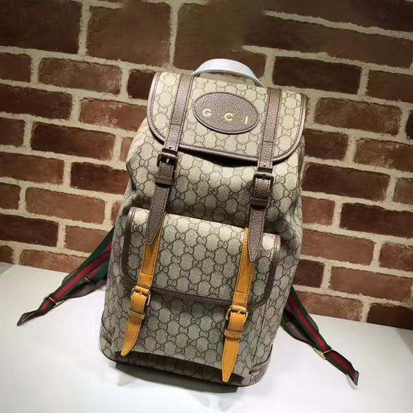 School Bags Luxury Women's Designer Letter Printing Backpacks With Delicate PVC Fabric Knapsack Burglar Proof Bookbag Travel Bag Sac A Dos