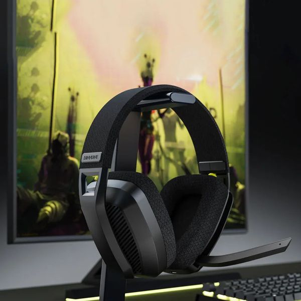 2025 New BINNUNE Wireless Gaming With Mic - 2.4Ghz For Ps5, Ps4, Pc, , Playstation Bluetooth Headset Free Shipping