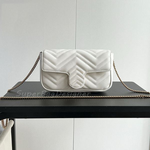 

7A Hot Sales Discount womens Designer Bag tote Brand Designer Purse Shouler bags woman Wallets handbag luxury fashion women chain bag with card bag free shipping, Cream