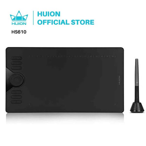 HUION HS610 Graphic Tablets Digital Pen Tablet Phone Drawing Tablet with Tilt OTG Battery-Free Stylus for Android Windows macOS X250704
