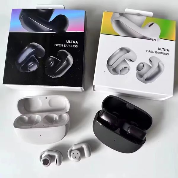 2026 New BS Ultra Open Earbuds V12 Wireless Headphones TWS Sport Earbuds HD Mic Call Ear Clip Waterproof In Ear Touch Control Gaming Earphones For Phone 5.3