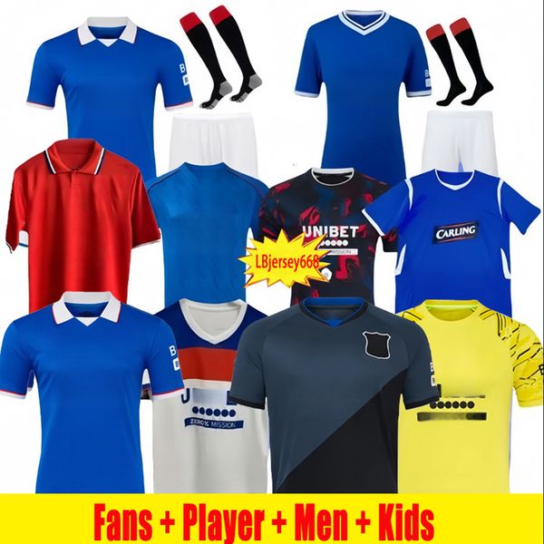 25 26 RangerES Soccer Jerseys 2025 home away 3RD Glasgow COLAK ROOFE LUNDSTRAM HAGI BARKER MORELOS TAVERNIER KENT TILLMAN Football shirt man kids kit