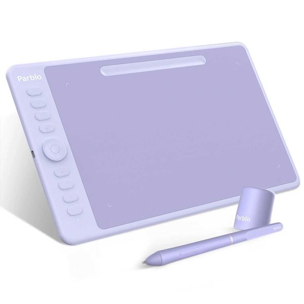 Parblo Intangbo M Drawing Tablet 8192 Levels Battery-Free Pen and 8 Hot-Keys Digital Art Tablet for Drawing Illustration X250704