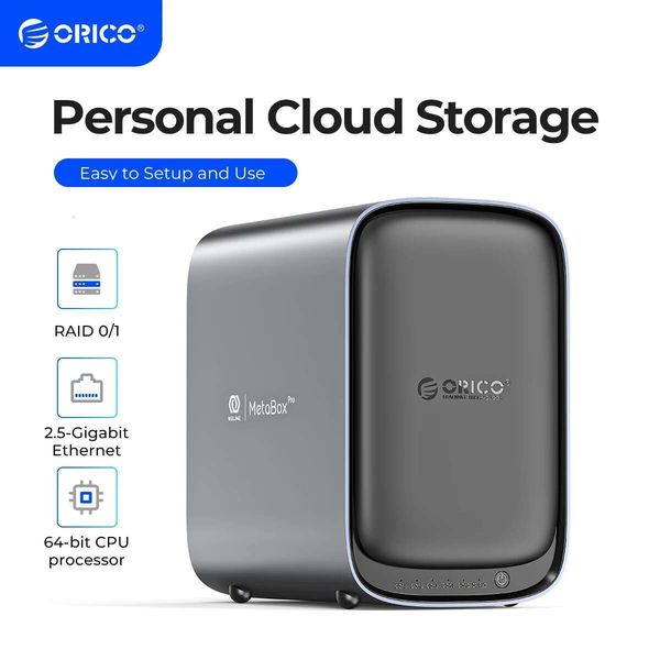 ORICO NAS Server 5 Bay Private Cloud Storage for Home Intel Quad-Core 2.8GHz Plex Media Network