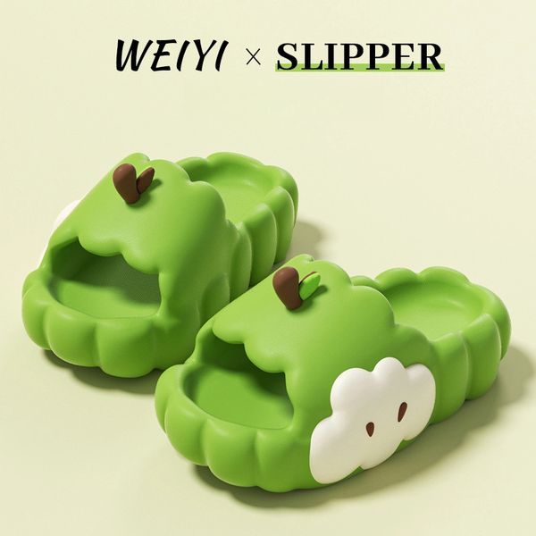 

womens fashionable nonslip indoor outdoor slipper with thick sole durable comfortable, Red