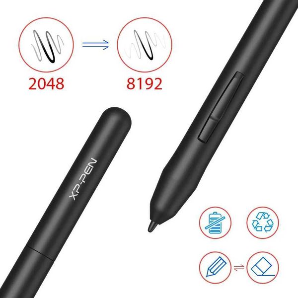 Drawing Tablet XPPen G430S Graphic Drawing Tablet with 8192 Levels Pressure Battery Free Stylus 4x3 Inch Tablet for Windows Mac X2507041