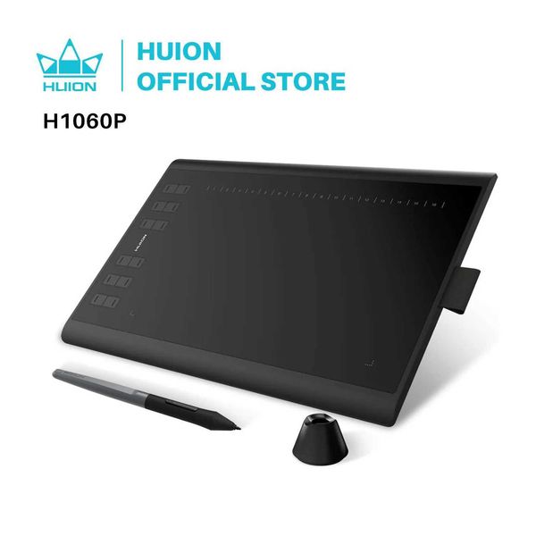 HUION Inspiroy H1060P Graphics Drawing Tablet with 8192 Pressure Sensitivity Battery-Free Stylus and 12 Customized Hot Keys 10 X250704