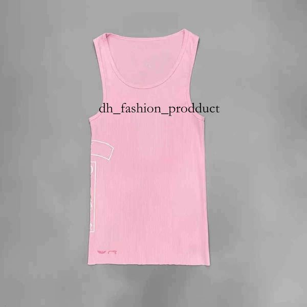 

Chrome vest designer vest Womens Tank Top Summer Embroidery Breathable Slim Sleeveless Camis Croptop Outwear Elastic Sports Knitted Tanks chrome tank 38d 71f, Yellow