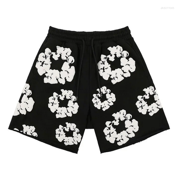 

Men' Shorts 2025 Summer -selling Trend Foam Printing Hip-hop Street Casual Outdoor Sports Breathable Quick-drying, D25850