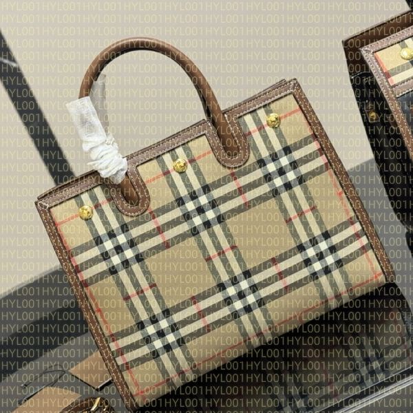 Lady Satchel top handle Totes women canvas leather shoulder bag cotton hardware strap Pocket Bag Designer handbag Luxury Crossbody Evening Bag casual Purse