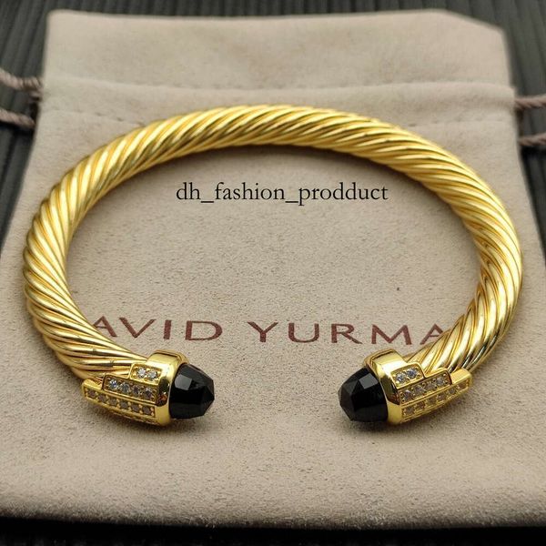 

Bangle Charm Bracelets Designer Davids Y Jewelry Precision Edition Full Diamond Rectangular Bracelet with Advanced Light Luxury Design Internet 2025 bb5