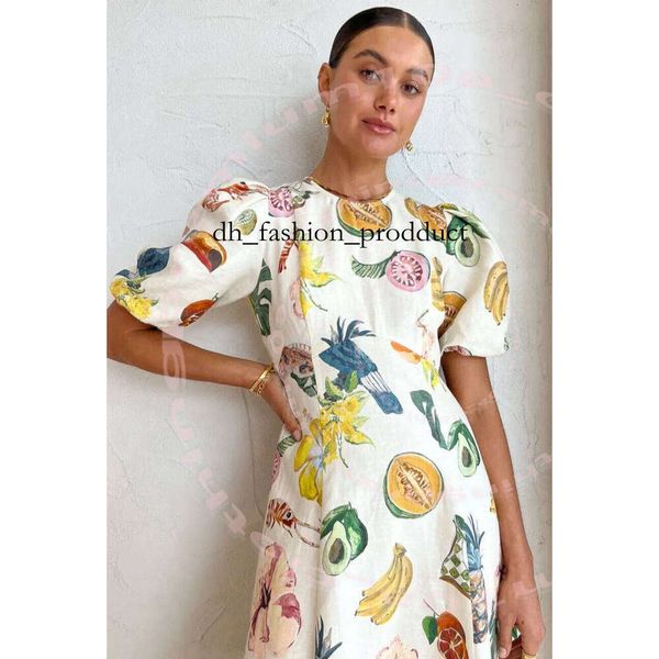 

Summer Alemai Shirt Dress For Women Basic Casual Dresses Vestido Mujer Floral Printed Holiday Mini Skirts Designer Trendy Linen Flower Print Lace Up Skirt 22a 36b, 2655-1