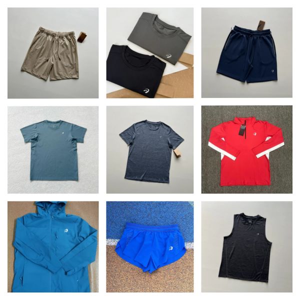 

Men' T-Shirts 3M Reflective Comprehensive Training 2-in-1 Speed drying Sports Short Sleeve Shorts Long Sleeve, Tomato