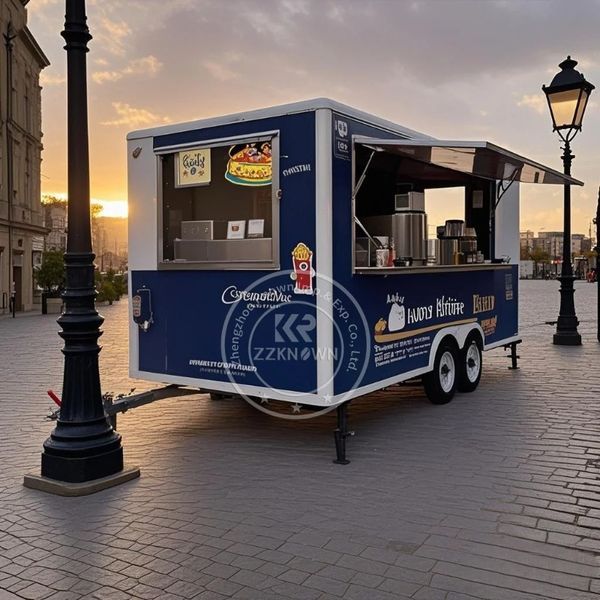 

Customized Australian Standard Mobile Food Truck Fast Food Trailer With Full Kitchen Equipments for Sale